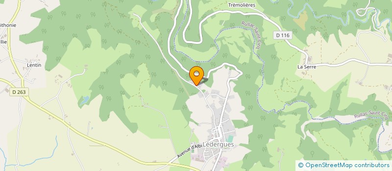 localisation de l'entreprise MONSIEUR XAVIER TARROUX  LEDERGUES