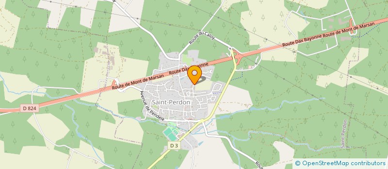 localisation de l'entreprise MONSIEUR XAVIER TASTET  SAINT-PERDON