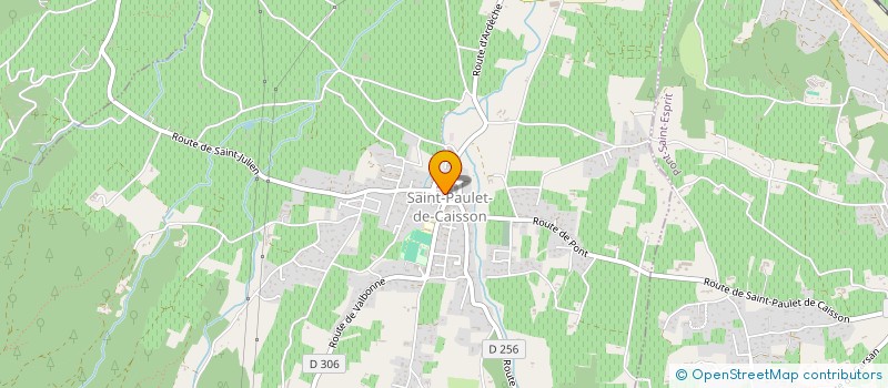 localisation de l'entreprise MONSIEUR XAVIER TAUBREGEAS  SAINT-PAULET-DE-CAISSON