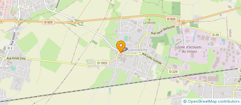 localisation de l'entreprise MONSIEUR XAVIER TAVERNIER  FRESSENNEVILLE
