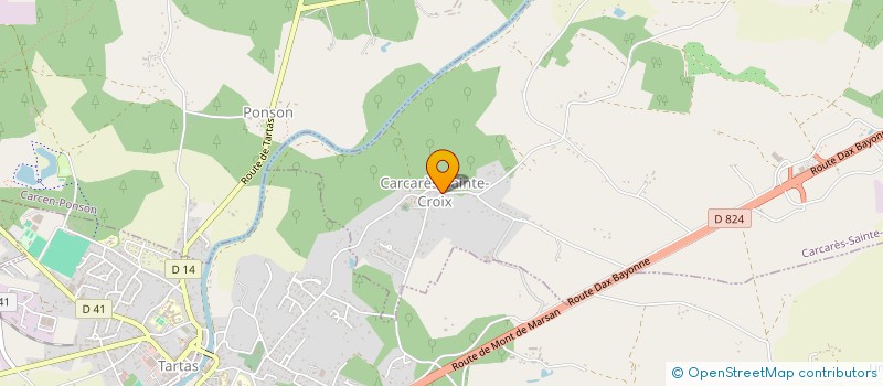 localisation de l'entreprise MONSIEUR XAVIER TECHOUEYRES  CARCARES-SAINTE-CROIX