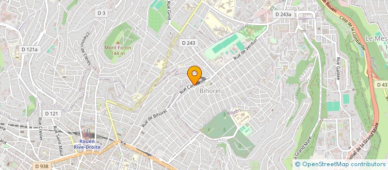 localisation de l'entreprise MONSIEUR XAVIER TEDE  BIHOREL