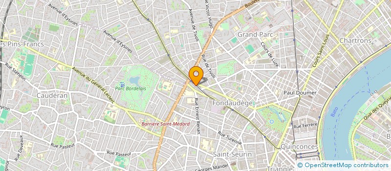 localisation de l'entreprise MONSIEUR XAVIER TETE  BORDEAUX