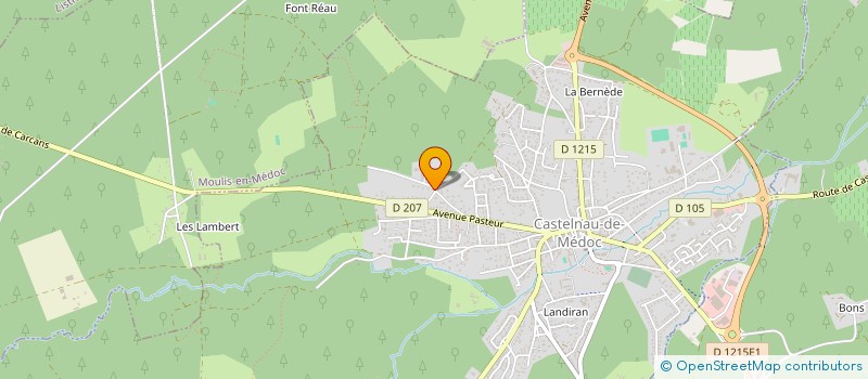 localisation de l'entreprise MONSIEUR XAVIER TEYSSIER  CASTELNAU-DE-MEDOC