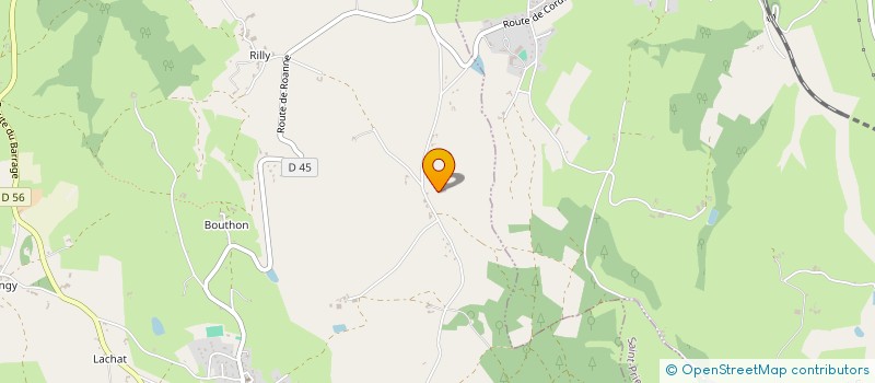 localisation de l'entreprise MONSIEUR XAVIER THELY  CORDELLE