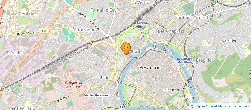 localisation de l'entreprise MONSIEUR XAVIER THETTEN à BESANCON