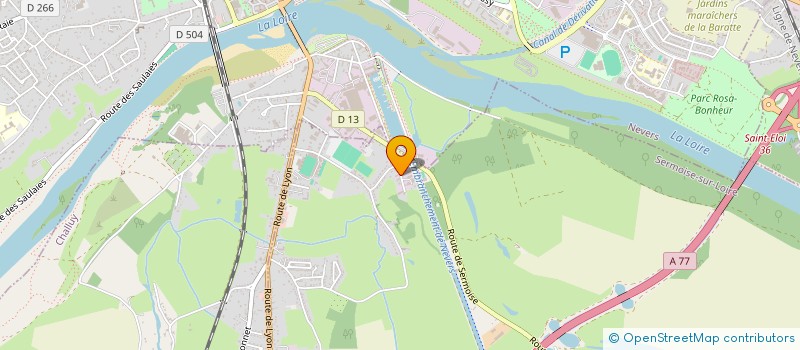 localisation de l'entreprise MONSIEUR XAVIER THEVENOT  SERMOISE-SUR-LOIRE