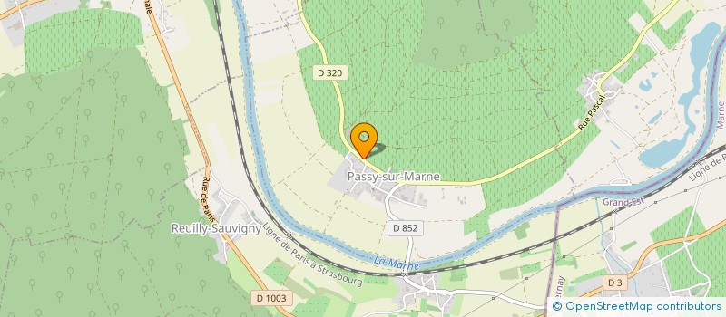 localisation de l'entreprise MONSIEUR XAVIER THIBAUT à PASSY-SUR-MARNE
