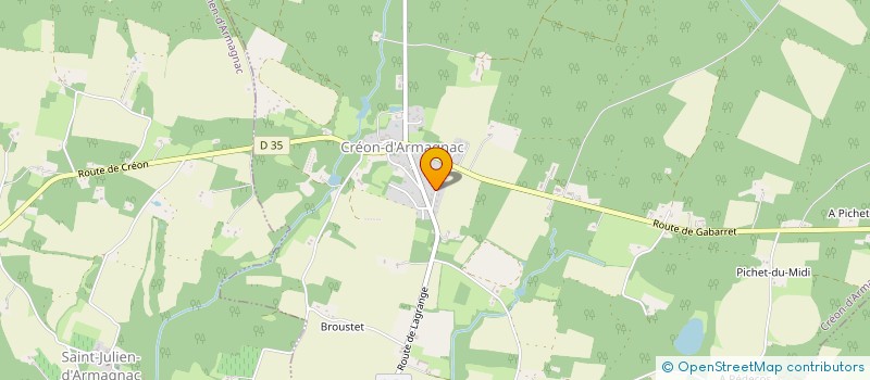 localisation de l'entreprise MONSIEUR XAVIER THIELENS  BRANTOME EN PERIGORD