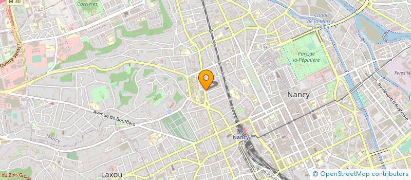 localisation de l'entreprise MONSIEUR XAVIER THIVET  NANCY