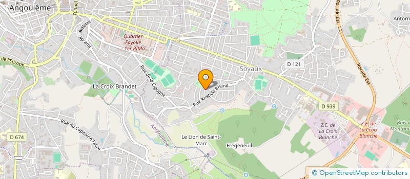 localisation de l'entreprise MONSIEUR XAVIER THOMAS  SOYAUX