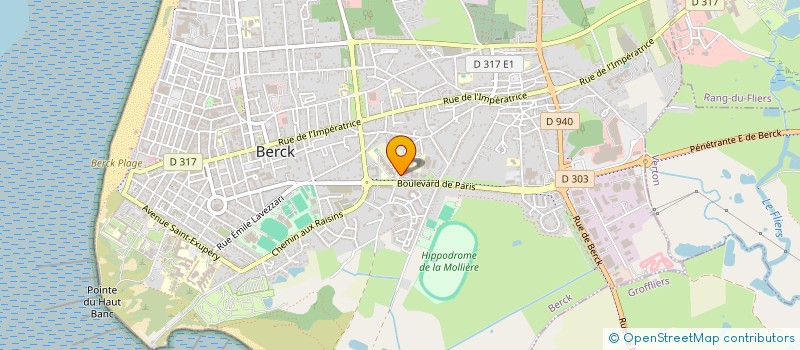 localisation de l'entreprise MONSIEUR XAVIER THOMAS à BERCK