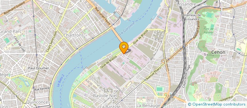 localisation de l'entreprise MONSIEUR XAVIER THOMAS  BORDEAUX