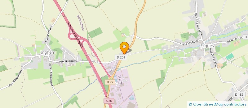 localisation de l'entreprise MONSIEUR XAVIER THOREL  ECQUES