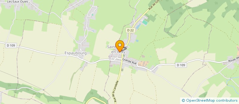 localisation de l'entreprise MONSIEUR XAVIER THOUVENIN  SAINT-AUBIN-EN-BRAY