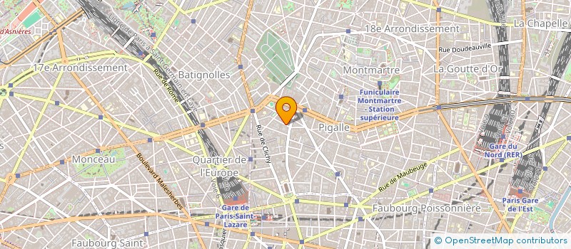 localisation de l'entreprise MONSIEUR XAVIER TOCUT  PARIS