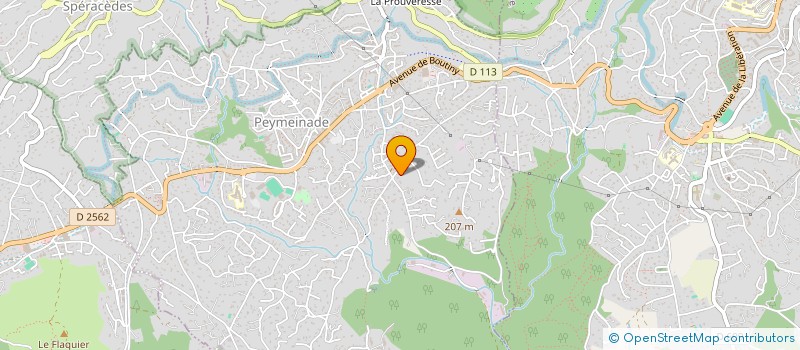 localisation de l'entreprise MONSIEUR XAVIER TOMASI  PEYMEINADE