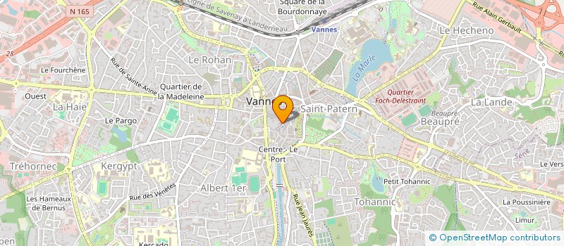 localisation de l'entreprise MONSIEUR XAVIER TOURLOUSE à VANNES