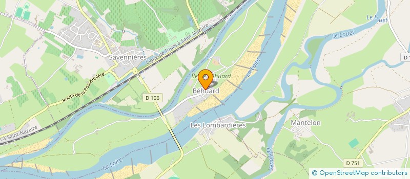 localisation de l'entreprise MONSIEUR XAVIER TOURNEBOEUF  BEHUARD