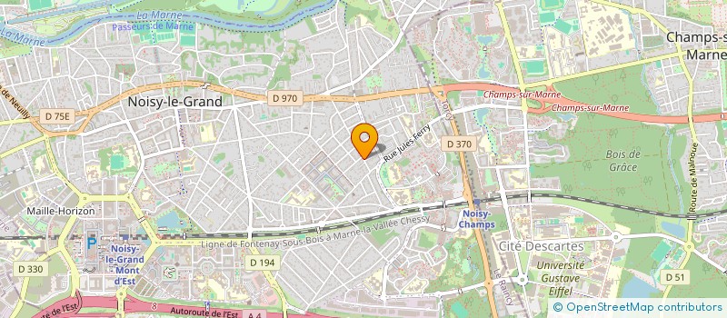 localisation de l'entreprise MONSIEUR XAVIER TRONCZYK  NOISY-LE-GRAND