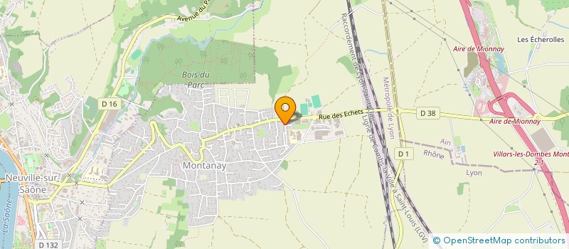 localisation de l'entreprise MONSIEUR XAVIER TRUONG  MONTANAY