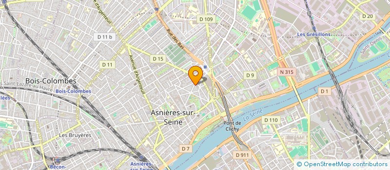 localisation de l'entreprise MONSIEUR XAVIER TUAILLON à ASNIERES-SUR-SEINE