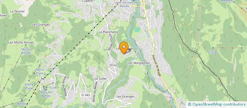 localisation de l'entreprise MONSIEUR XAVIER TUAZ-TORCHON  SAINT-GERVAIS-LES-BAINS