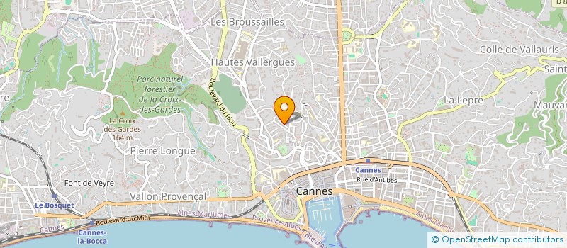 localisation de l'entreprise MONSIEUR XAVIER TURAGLIO à CANNES