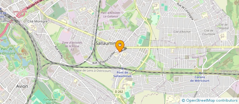 localisation de l'entreprise MONSIEUR XAVIER TURCO  SALLAUMINES