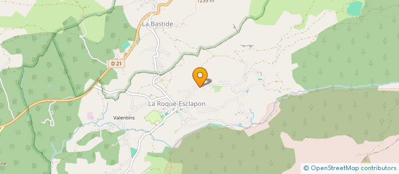 localisation de l'entreprise MONSIEUR XAVIER TURLAIS à LA ROQUE-ESCLAPON