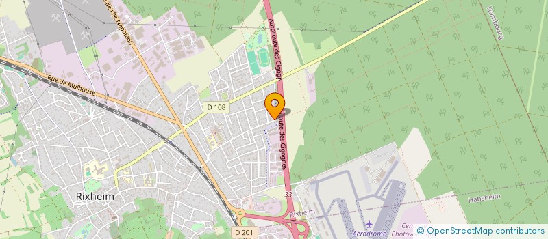 localisation de l'entreprise MONSIEUR XAVIER TURQUIN  RIXHEIM