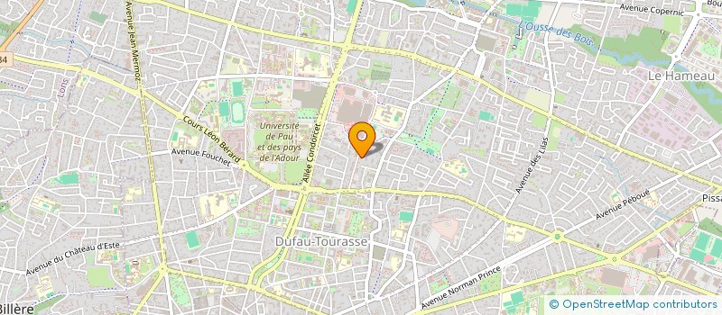 localisation de l'entreprise MONSIEUR XAVIER URHE à PAU