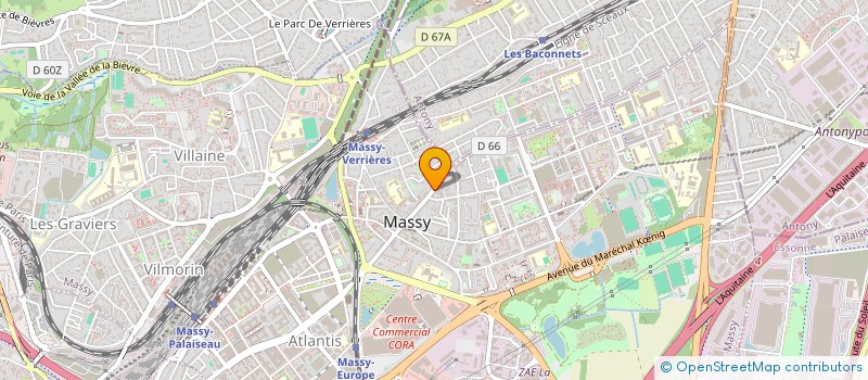 localisation de l'entreprise MONSIEUR XAVIER URVOY à MASSY