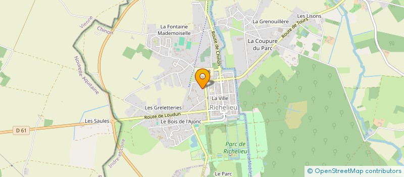 localisation de l'entreprise MONSIEUR XAVIER VALARCHER  RICHELIEU