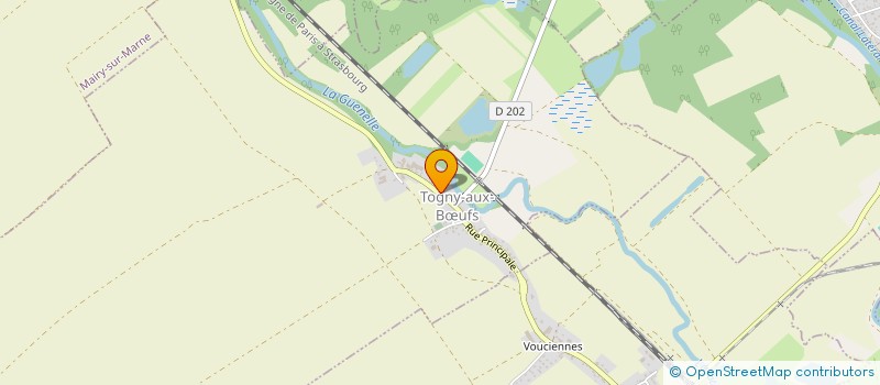 localisation de l'entreprise MONSIEUR XAVIER VALTON  TOGNY-AUX-BUFS