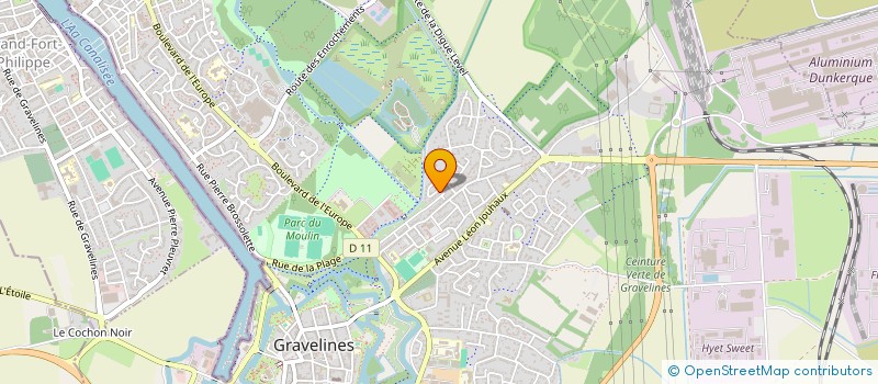 localisation de l'entreprise MONSIEUR XAVIER VANACKER à GRAVELINES