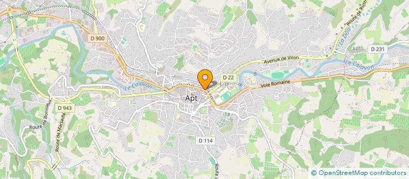 localisation de l'entreprise MONSIEUR XAVIER VANDENOSTENDE à APT