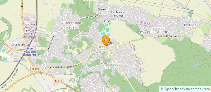 localisation de l'entreprise MONSIEUR XAVIER VANSTEENE  NEAUPHLE-LE-CHATEAU