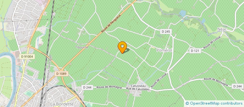 localisation de l'entreprise MONSIEUR XAVIER VAYRON  POMEROL
