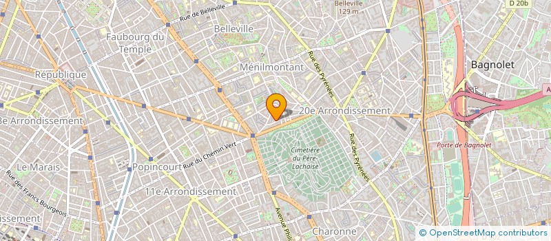 localisation de l'entreprise MONSIEUR XAVIER VEILHAN  PARIS