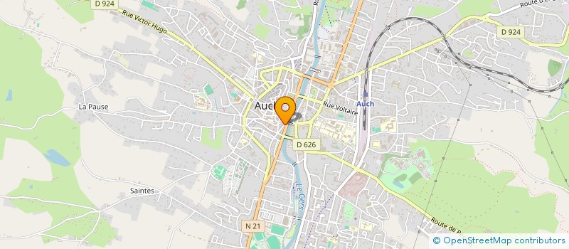 localisation de l'entreprise MONSIEUR XAVIER VELILLA à AUCH