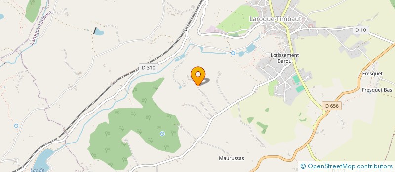 localisation de l'entreprise MONSIEUR XAVIER VERGES à LAROQUE-TIMBAUT