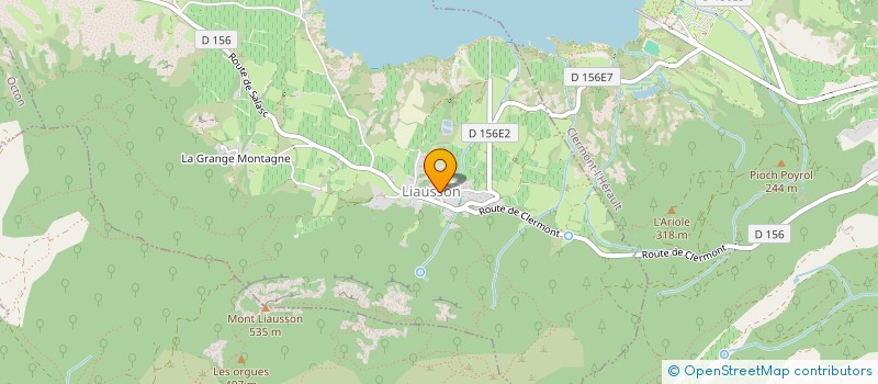 localisation de l'entreprise MONSIEUR XAVIER VERGNES  LIAUSSON