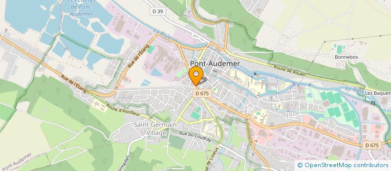 localisation de l'entreprise MONSIEUR XAVIER VERGONDY  PONT-AUDEMER