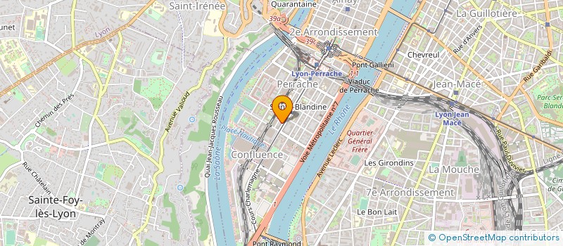 localisation de l'entreprise MONSIEUR XAVIER VIACAVA à LYON