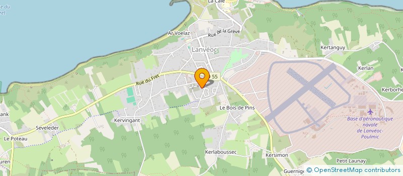 localisation de l'entreprise MONSIEUR XAVIER VIEIRA à LANVEOC