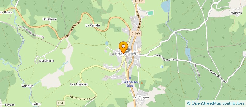 localisation de l'entreprise MONSIEUR XAVIER VIGOUROUX à SAINT-PAL-DE-SENOUIRE