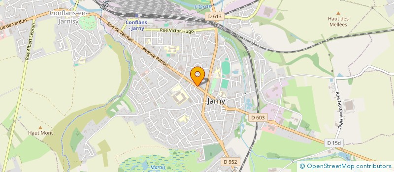 localisation de l'entreprise MONSIEUR XAVIER VILLAIN à JARNY