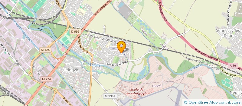 localisation de l'entreprise MONSIEUR XAVIER VINCENT  LONGVIC