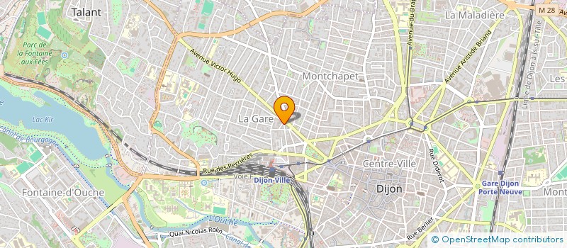 localisation de l'entreprise MONSIEUR XAVIER VINCENT  DIJON